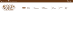 Desktop Screenshot of havenholistic.ie